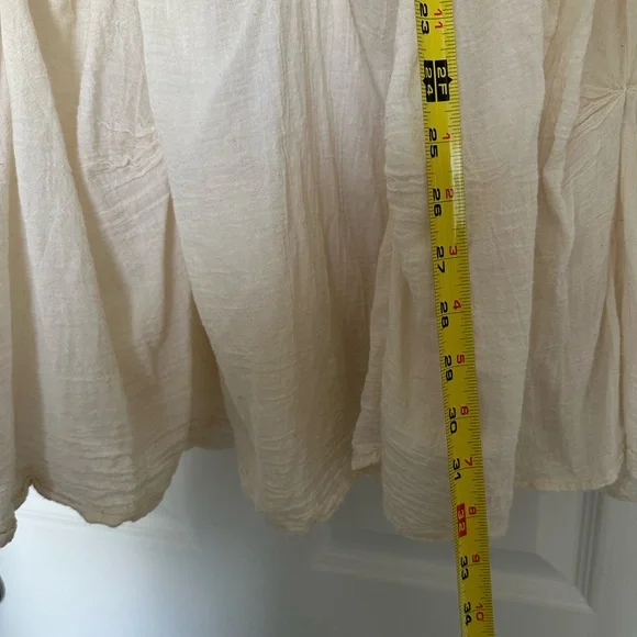 Cream Shabby Chic Maxi Skirt - Picture 3 of 6